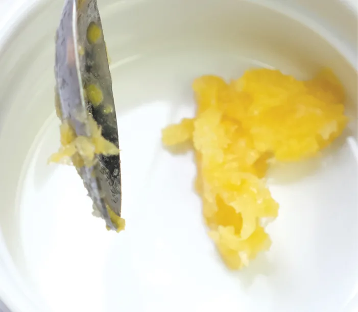 Spoon Tilt Test Dole Wiggles Fruit Juice Gels