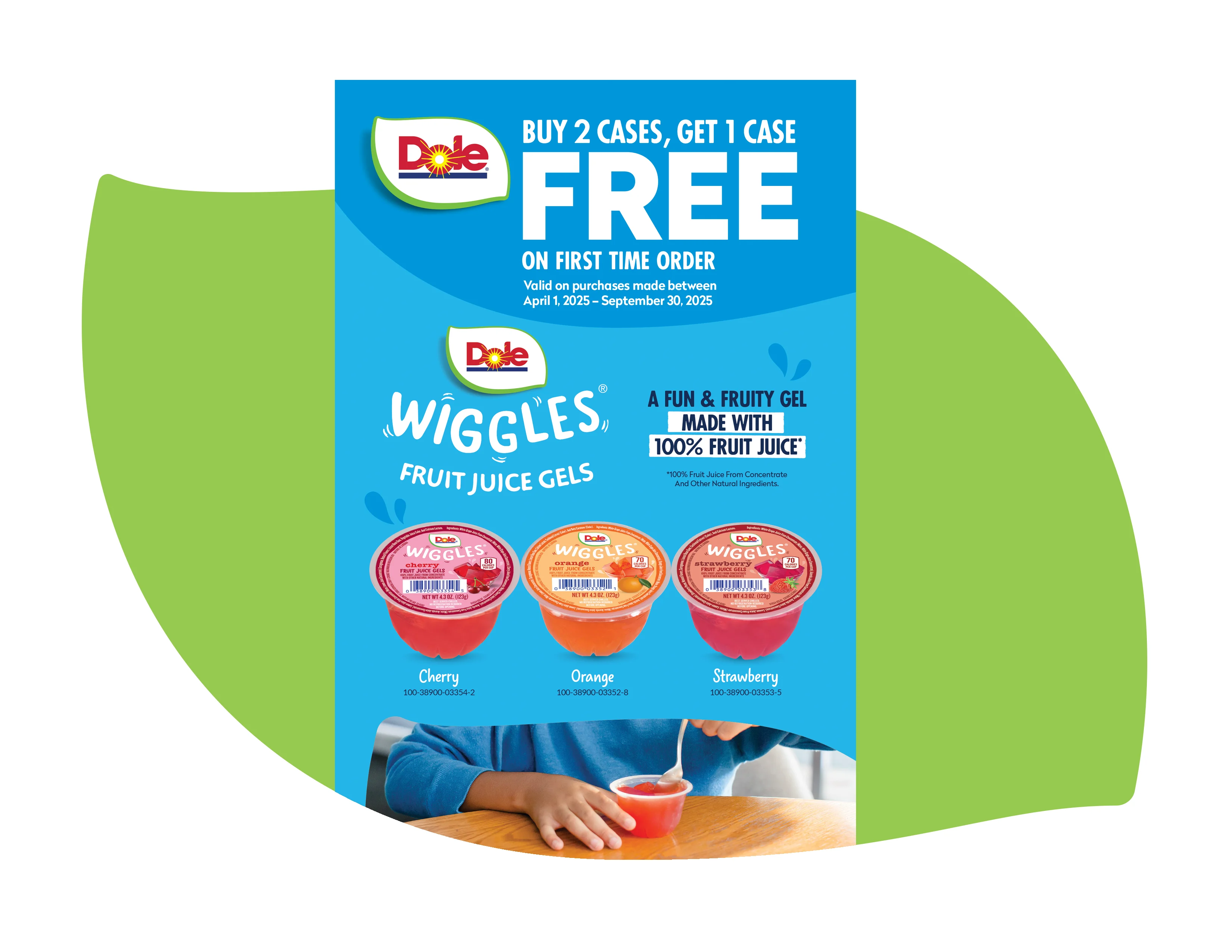 Wiggles Fruit Juice Gels Samples