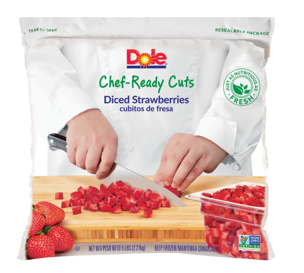 Chef-Ready Cuts Diced Strawberries