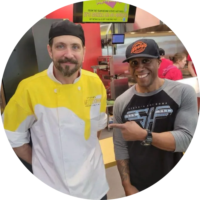 STEVE EWING AND CHEF JOE ZEABLE