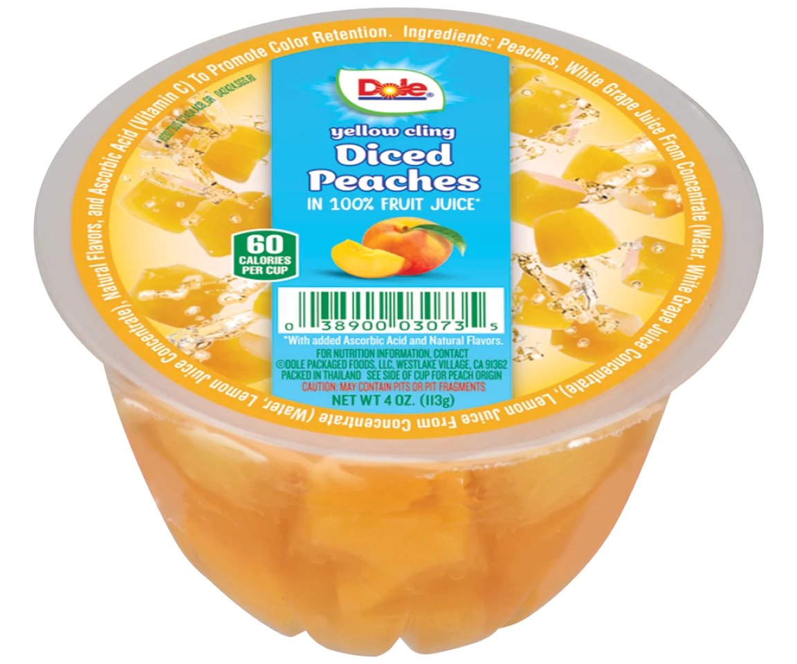 Diced Peaches