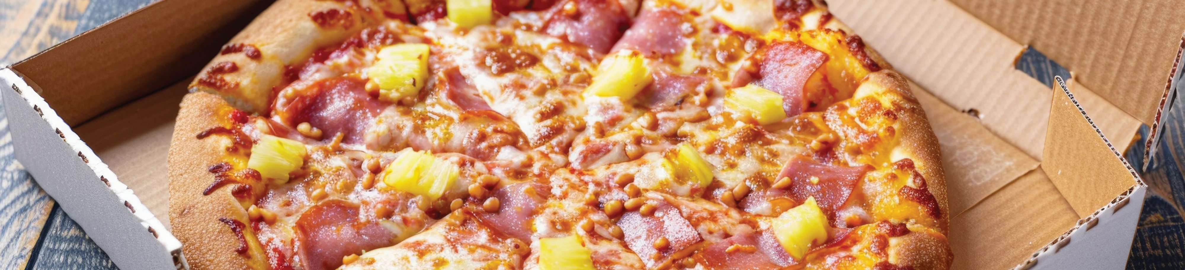 Pizza with Pineapple