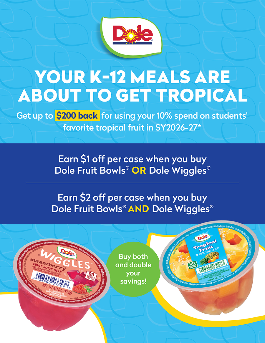 K-12 Tropical Fruit Rebate