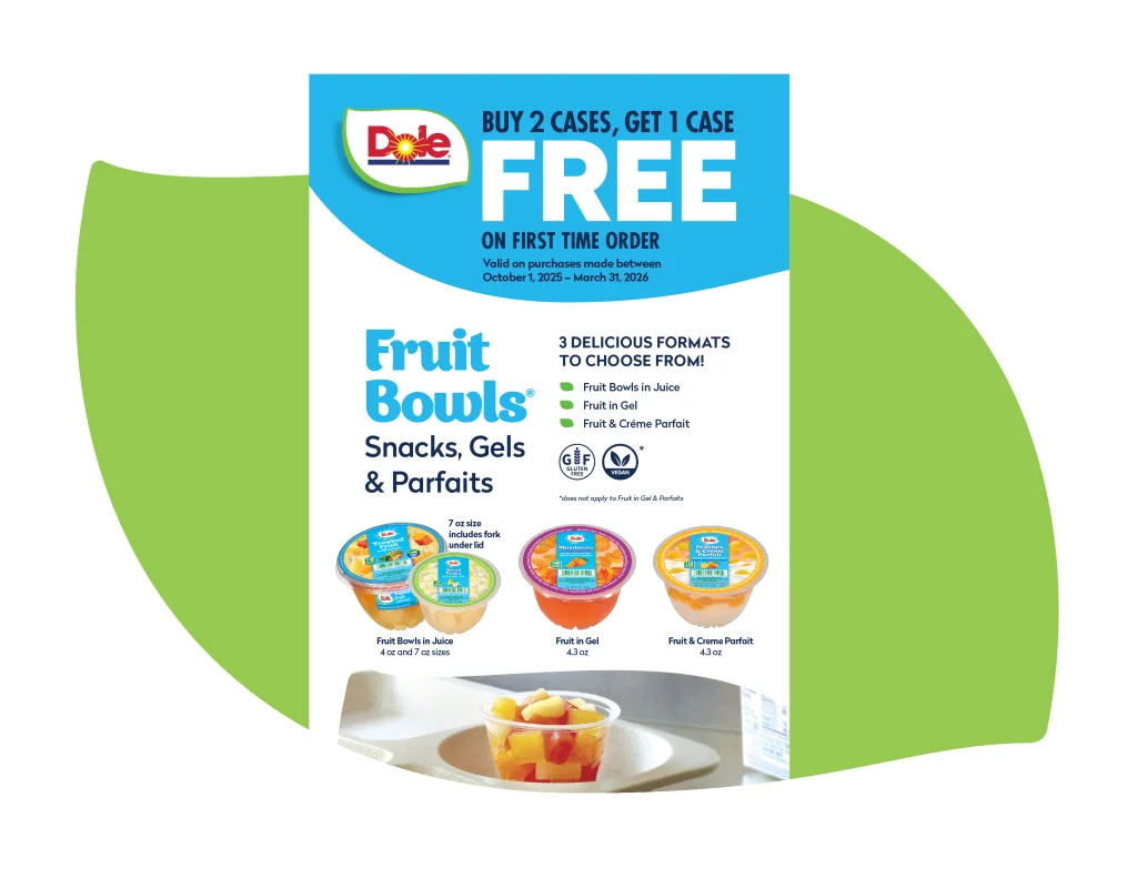 Dole® Fruit Bowls Samples