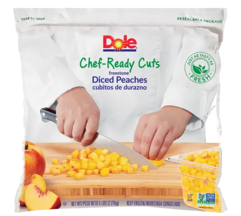 Dole Chef-Ready Cuts Diced Peaches