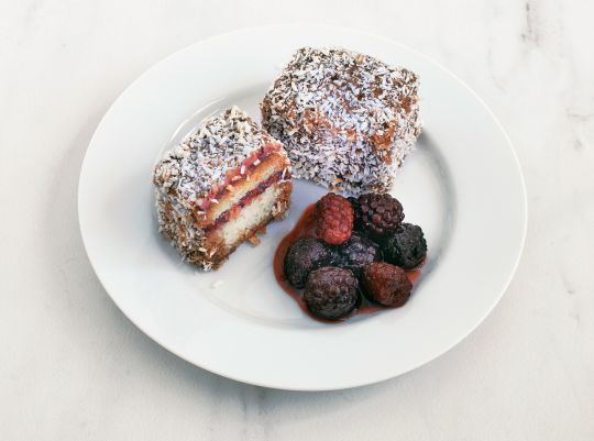 Blackberry Lamington