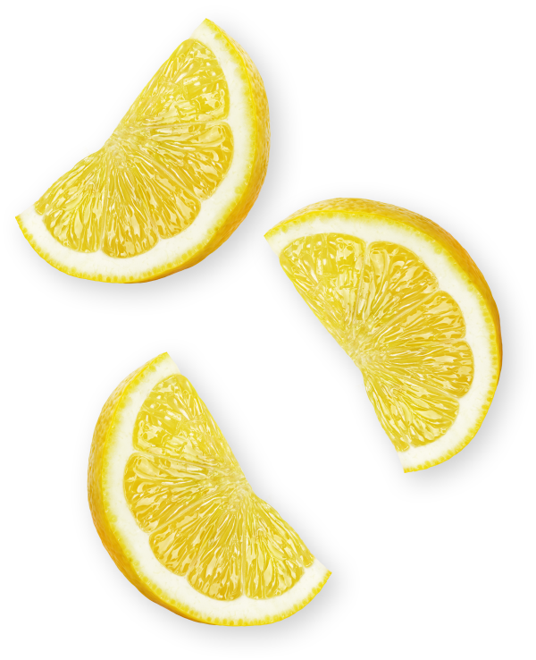 Grouped Lemon Wedges
