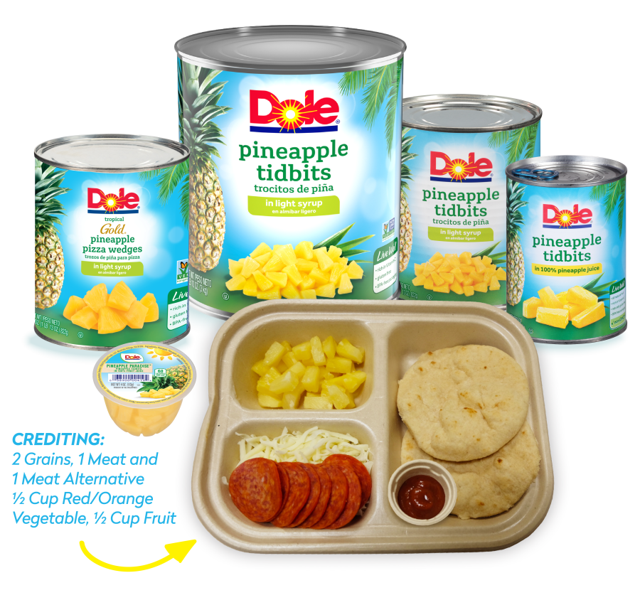 K-12 food service options from Dole