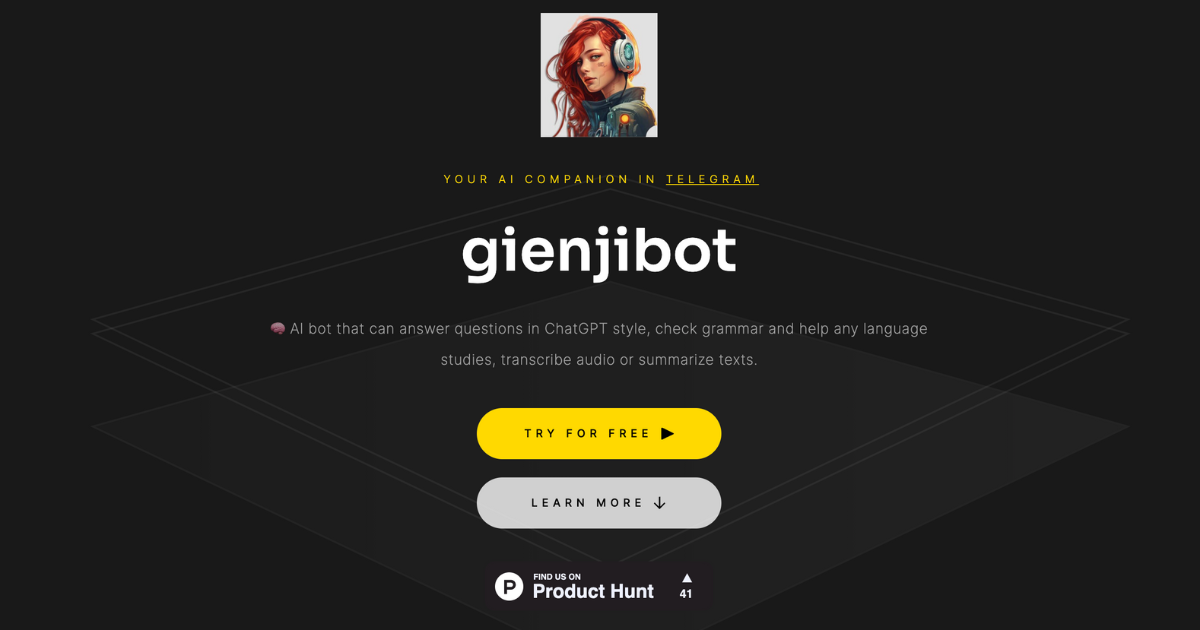 Gienji Telegram Bot