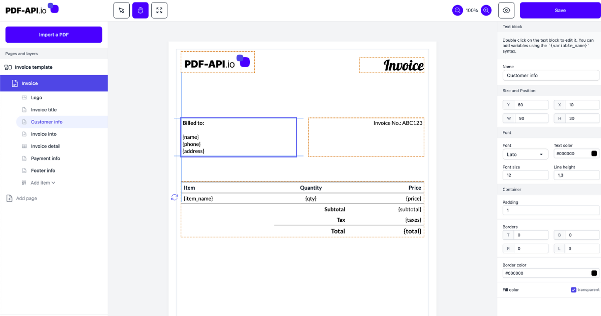 PDF API.io