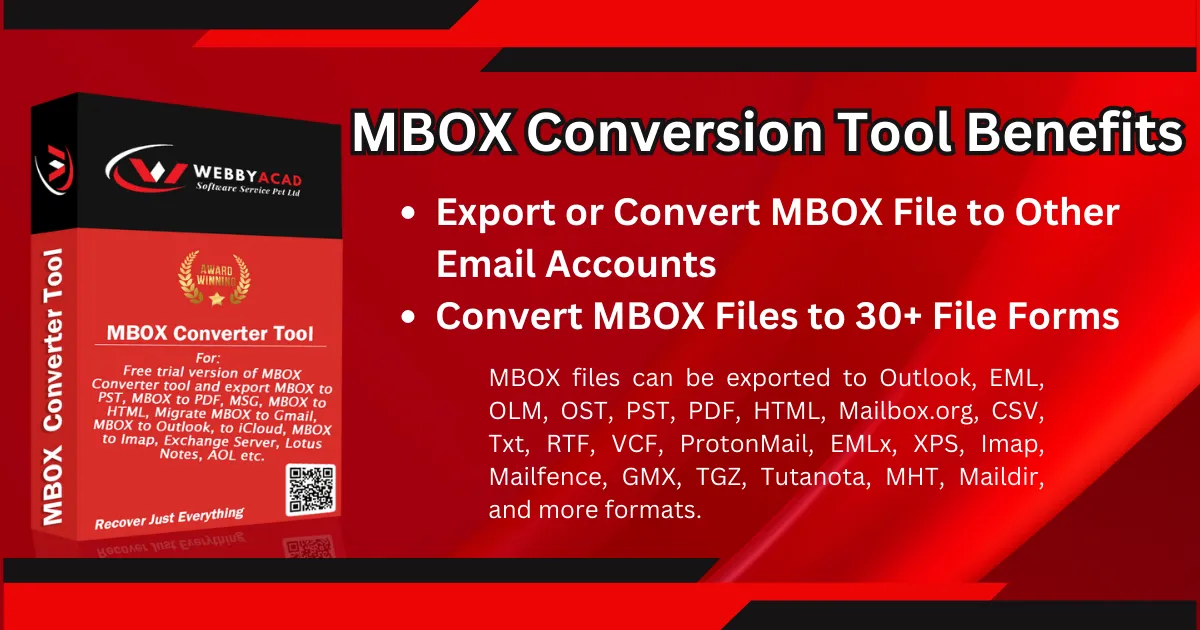 Webbyacad MBOX Converter Tool