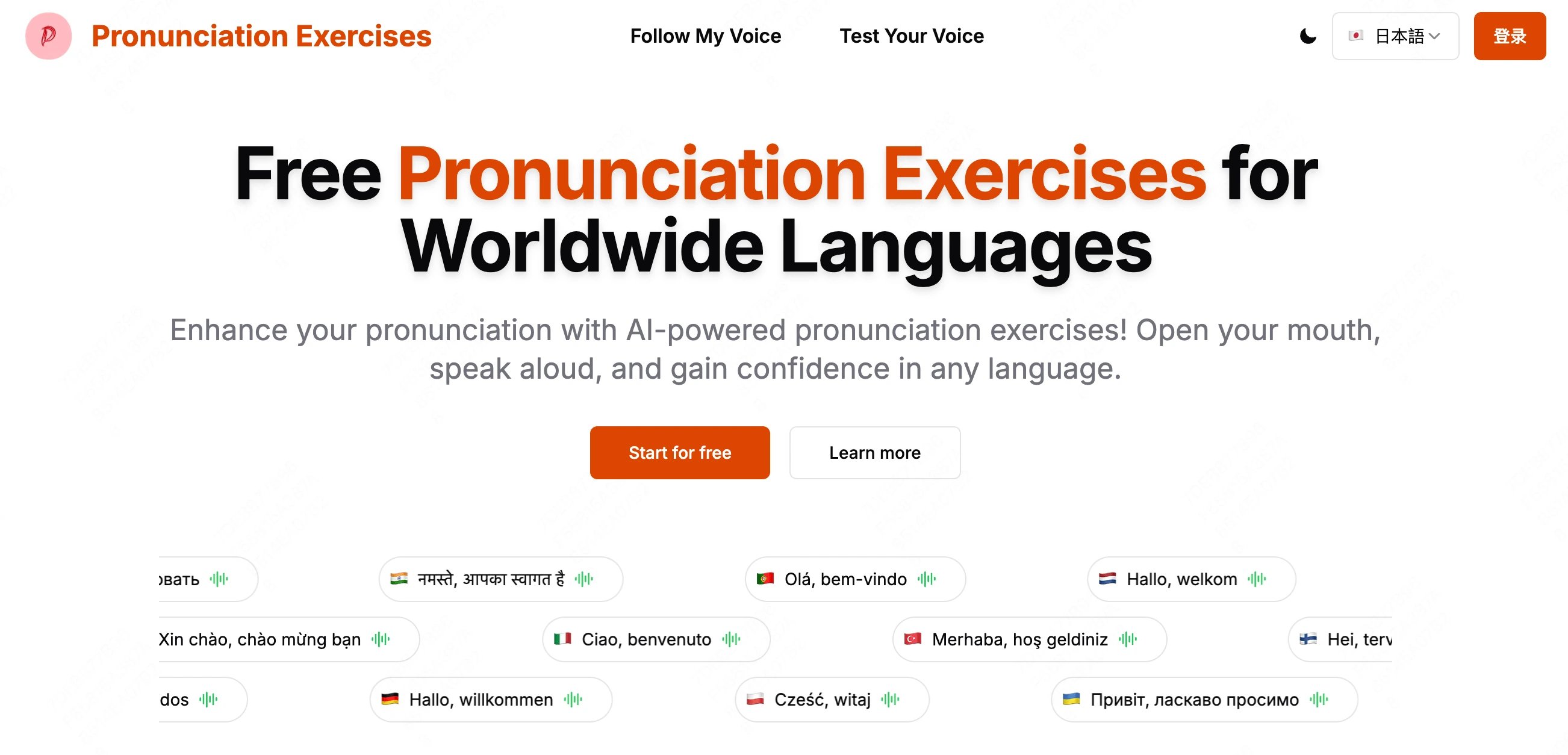 Pronunciation Exercises