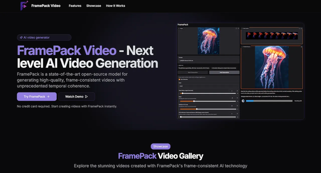 FramePack Video