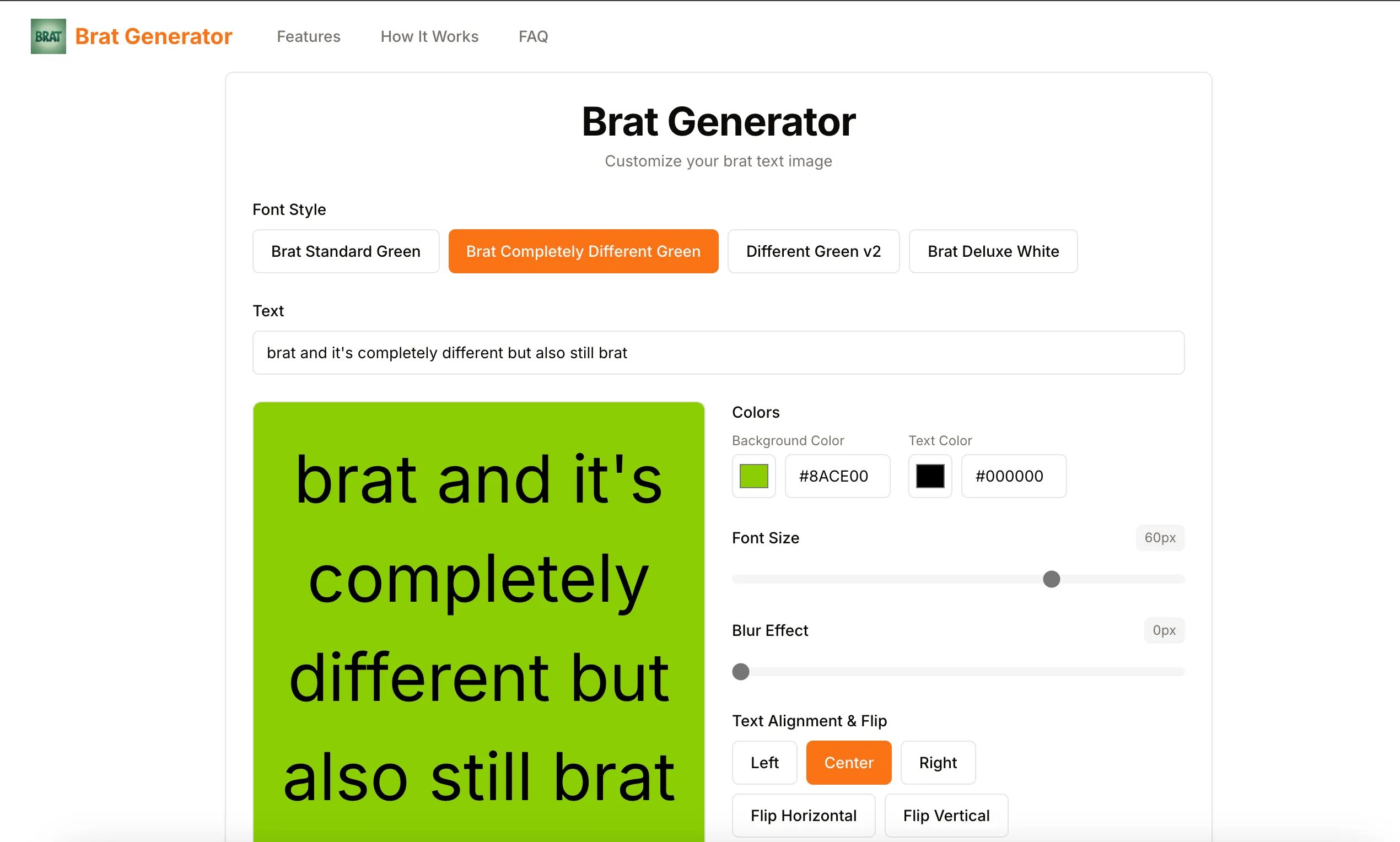 Brat Generator