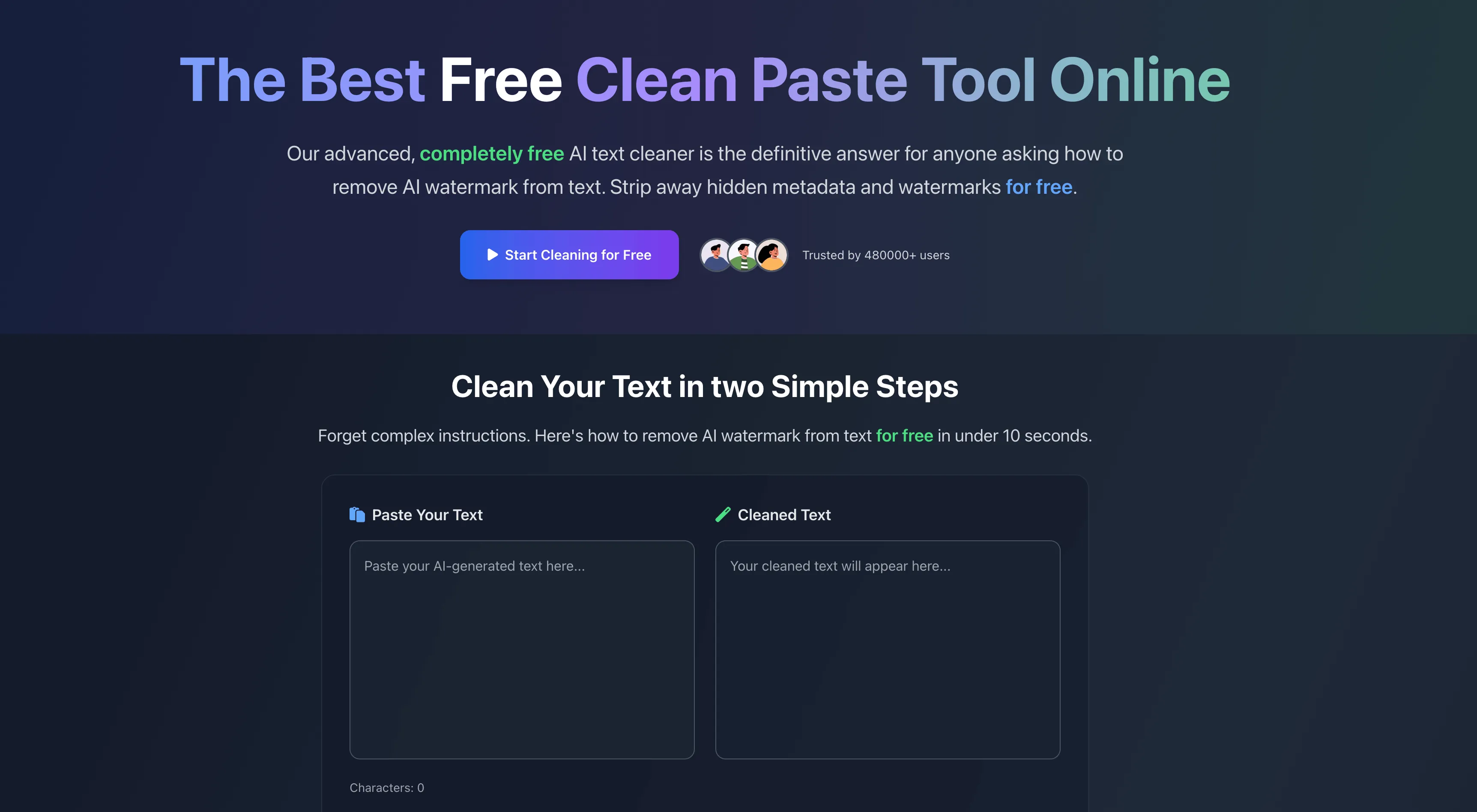 Clean Paste