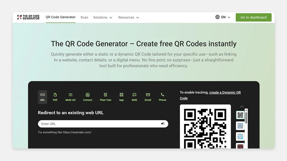 The QR Code Generator