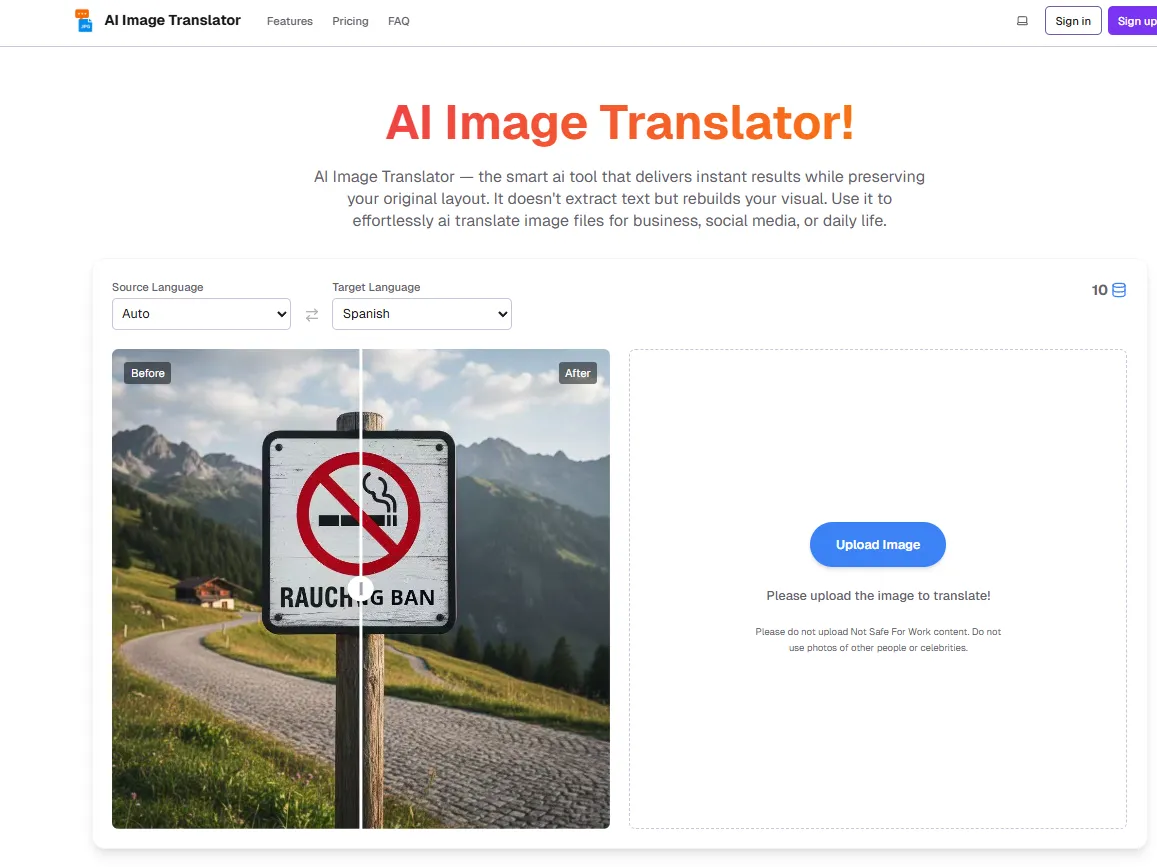 Aimslate ——Ai Image Translator