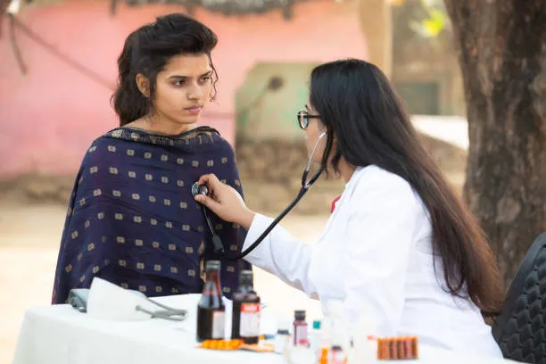 Health Camp in Rural Areas