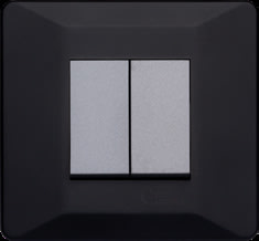 1 Module Cover Plate - Black Beauty (Vivid)