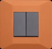 1 Module Cover Plate - Firestorm Orange (Vibrant)