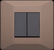 1 Module Cover Plate - Rustic Gold (Vibrant)