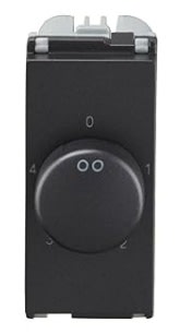 Fan Regulator 4-Step 80W 1M - Charcoal Grey