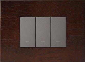 1 Module Cover Plate - Oak Wood