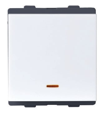 Switch 20A DP with Indicator 2M - Snow White