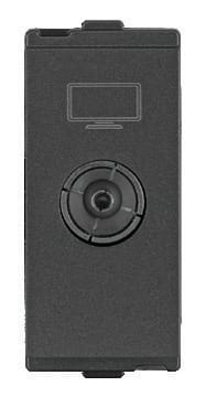 TV Socket 1M - Mountain Grey