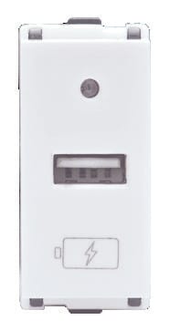 USB Charger 2A 1M - Snow White