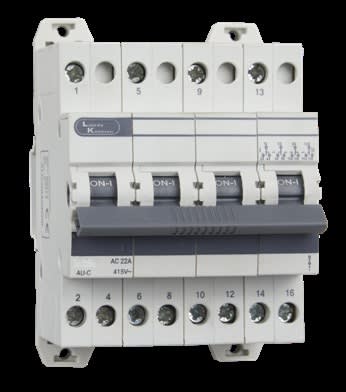 Modular Changeover Switch 40A Four Pole