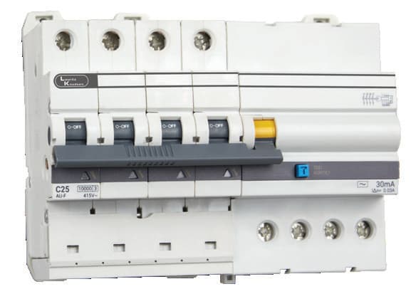 Residual Current Circuit Breaker with Over Current Protection C100A 300mA Four Pole RCBO