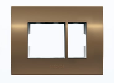 1 Module Cover Plate - Bronze Blaze (Color Finish)