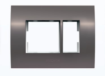 1 Module Cover Plate - Charcoal Grey (Color Finish)