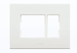 1 Module Cover Plate - White (Standard Finish)