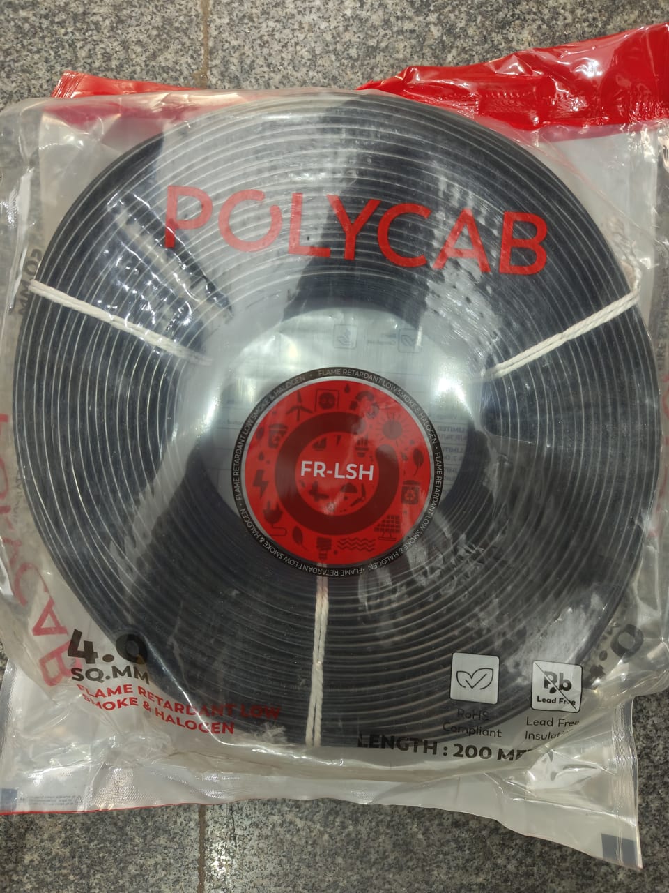 Polycab FRLSH 4 sqmm 200m House Wire