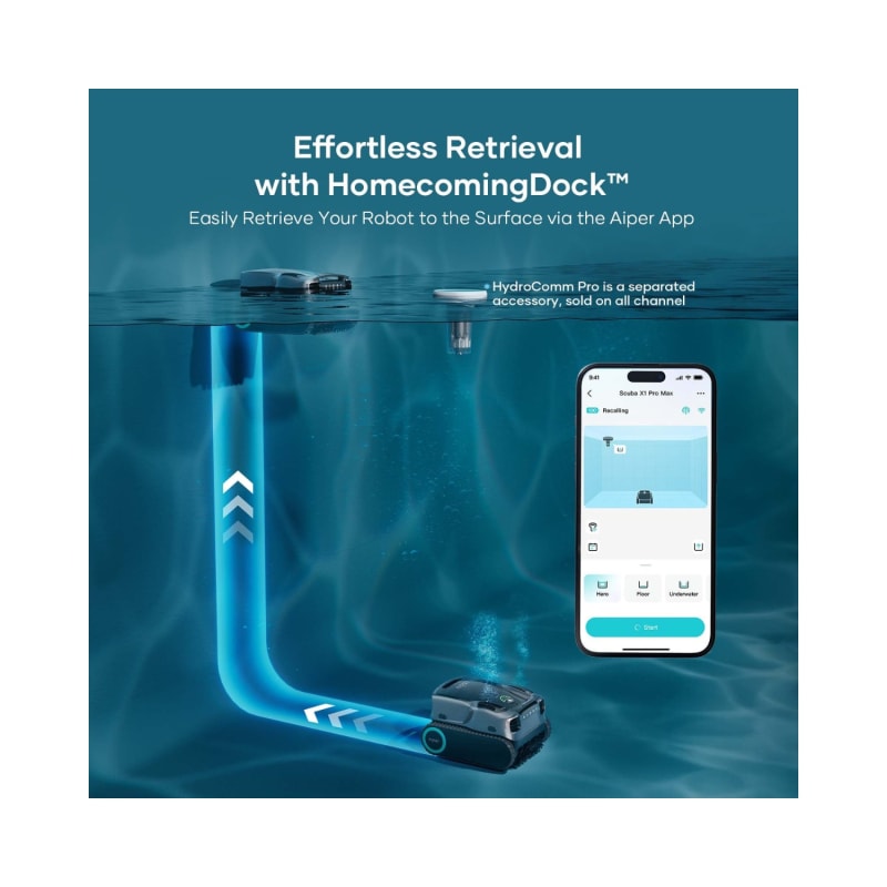 Aiper Scuba X1 Pro Max Nettoyeur de piscine robot sans fil - Image 3