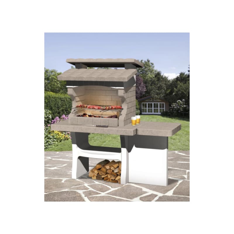 Barbecue en béton beige et gris Luxor - Image 2