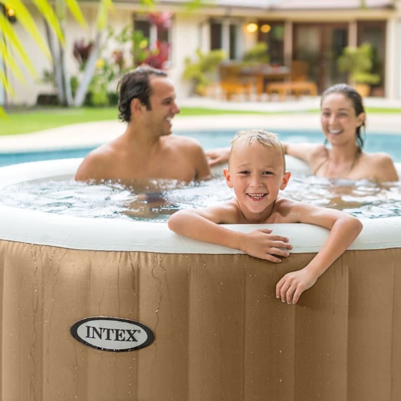 Spa Gonflable – INTEX – Sahara 4 places + Couverture Thermique – DESTOCKAGE - Image 3