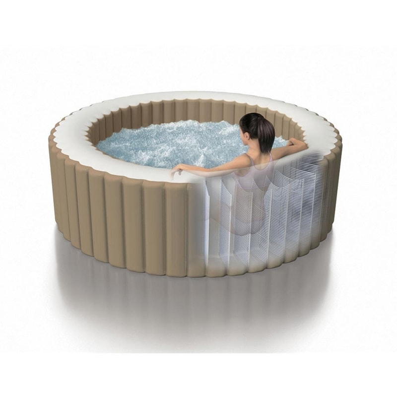 Spa Gonflable – INTEX – Sahara 4 places + Couverture Thermique – DESTOCKAGE - Image 4