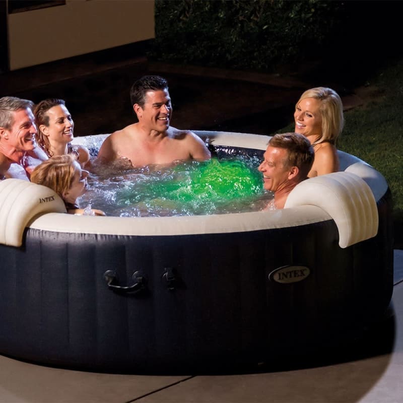 Spa Gonflable – INTEX – Blue Navy 6 places + Couverture Thermique – DESTOCKAGE - Image 3