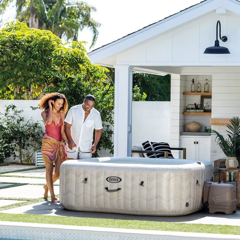 Spa Gonflable- INTEX – Chevron 6 places + Couverture Thermique - Image 4