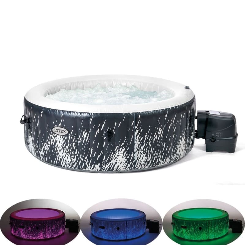 Spa Gonflable – INTEX – Galaxie 4 places + Couverture Thermique - Image 3