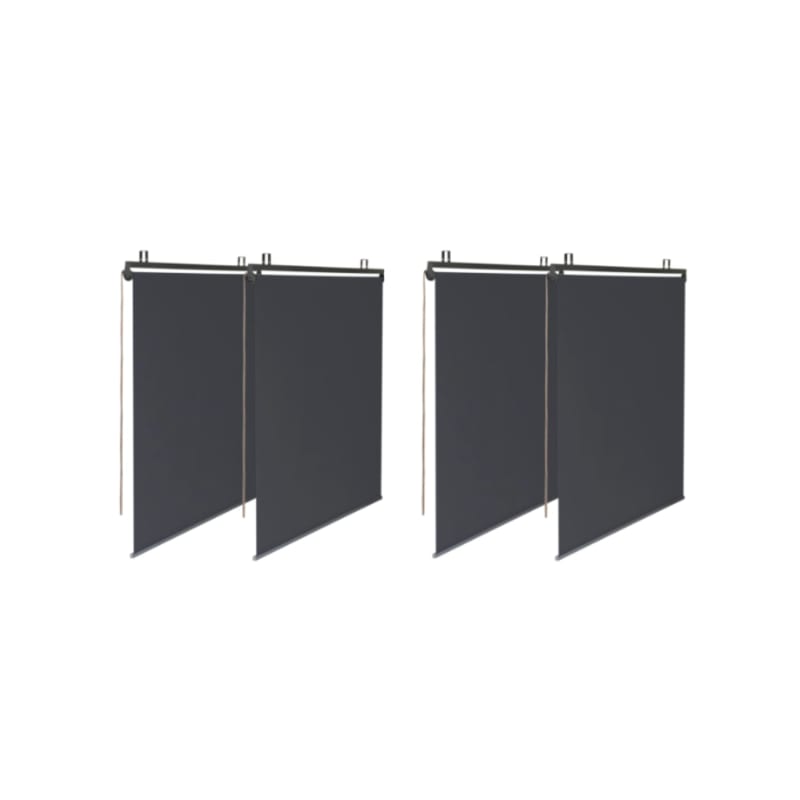 Pergola édition spéciale toit rétractable 3×3 M et 4 stores gris anthracite - Image 3