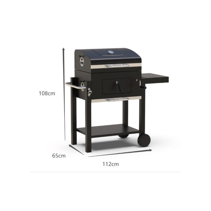 Barbecue charbon Centaurus Beta II 90x70cm NATERIAL - Image 3