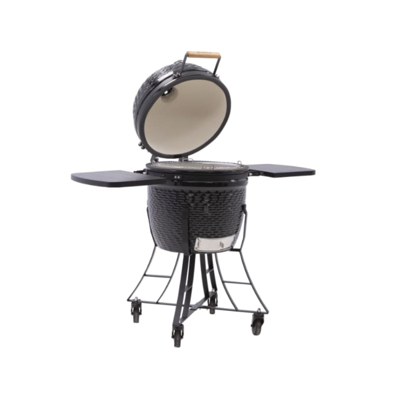 Barbecue Kamado Céramique Charbon NATERIAL Drago Noir ⌀46 cm avec housse - Image 2