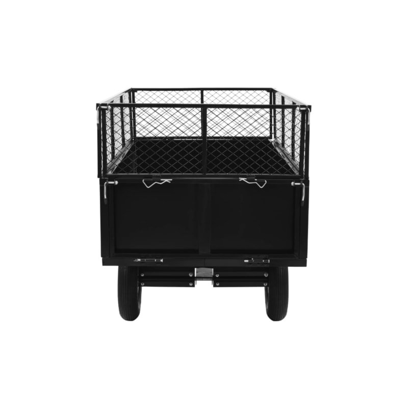 Remorque basculante pour tondeuse de pelouse Charge de 300 kg CFW29074 - Image 4