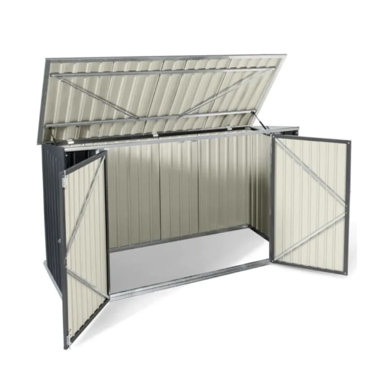 Abri jardin métal – 2.2 m2 – Porte à verrouillage - Image 2