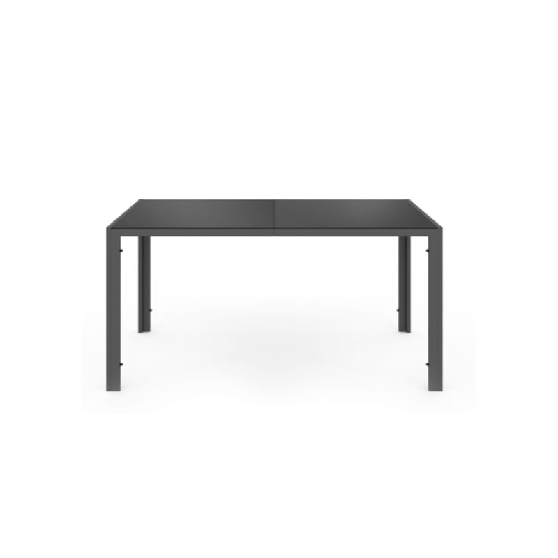 Salon de jardin ODESSA table 150 cm et 6 fauteuils cordage gris anthracite - Image 4