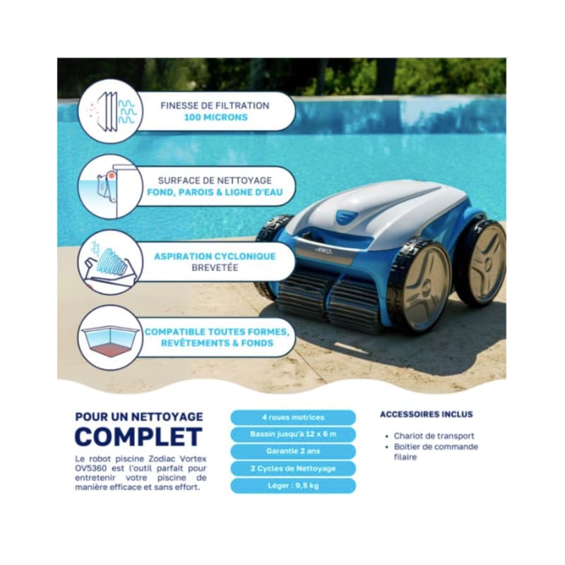 Robot piscine Zodiac Vortex OV5360 - Image 2